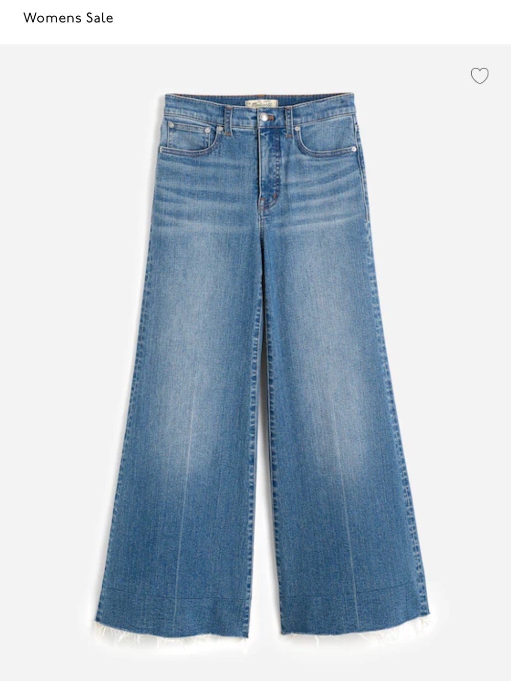 Madewell Flared Wide-Leg Jeans